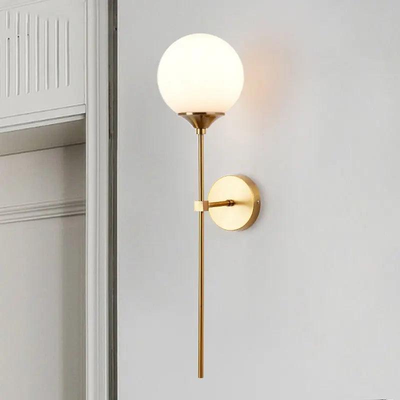 Stylish Annika Modern Glass Wall Sconce