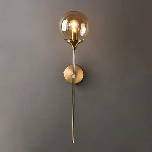 Stylish Annika Modern Glass Wall Sconce
